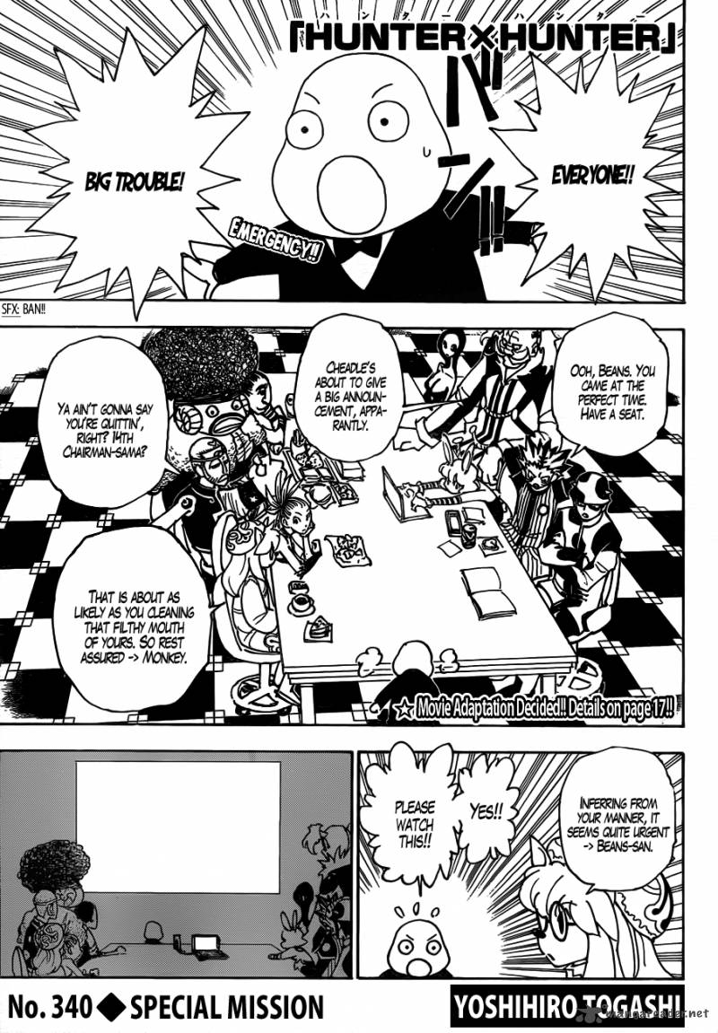 Hunter X Hunter Chapter 340 Hunter X Hunter Manga Online