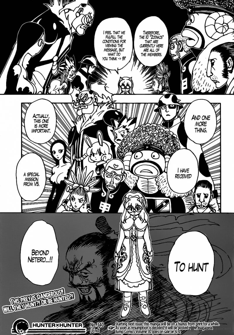 Hunter X Hunter Chapter 340 Hunter X Hunter Manga Online