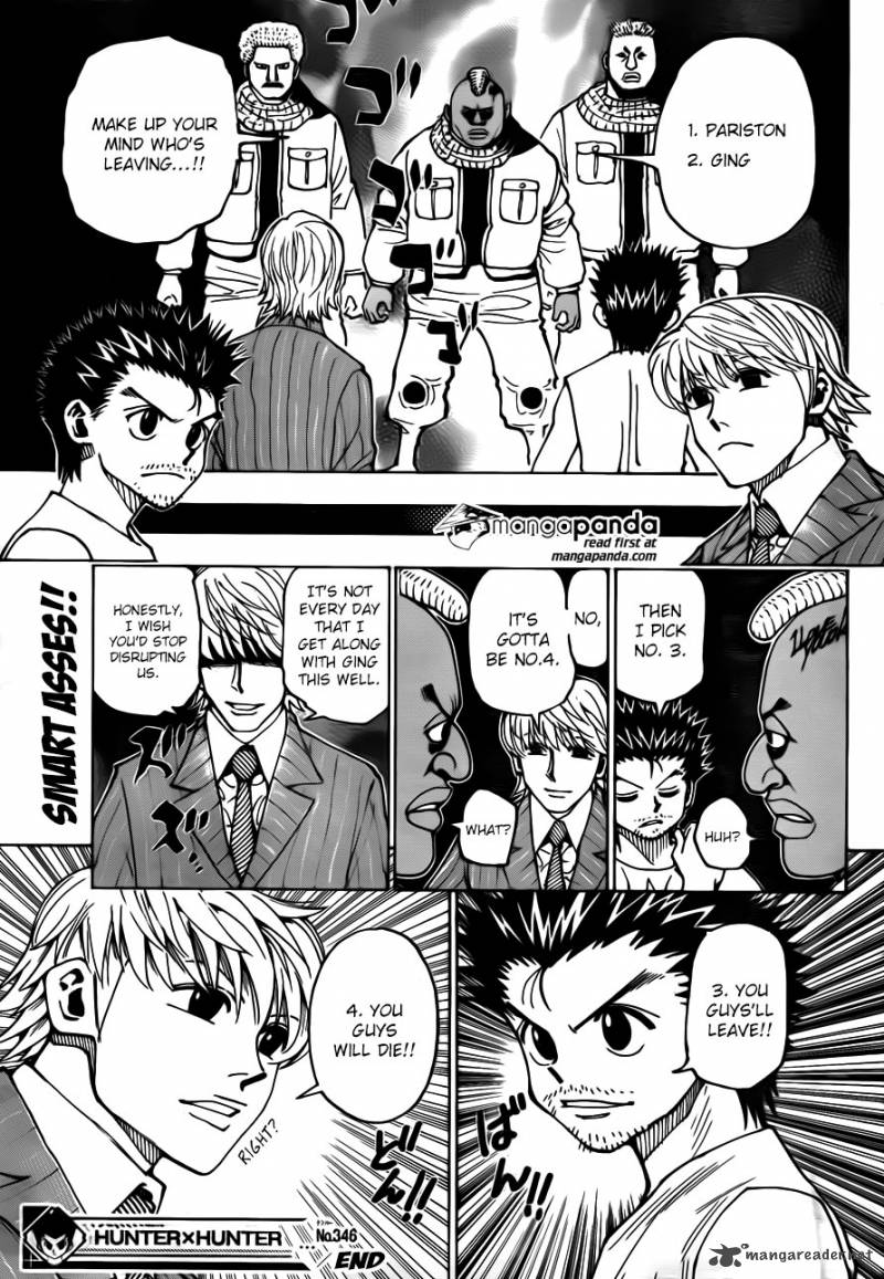 Hunter X Hunter Chapter 346 Hunter X Hunter Manga Online