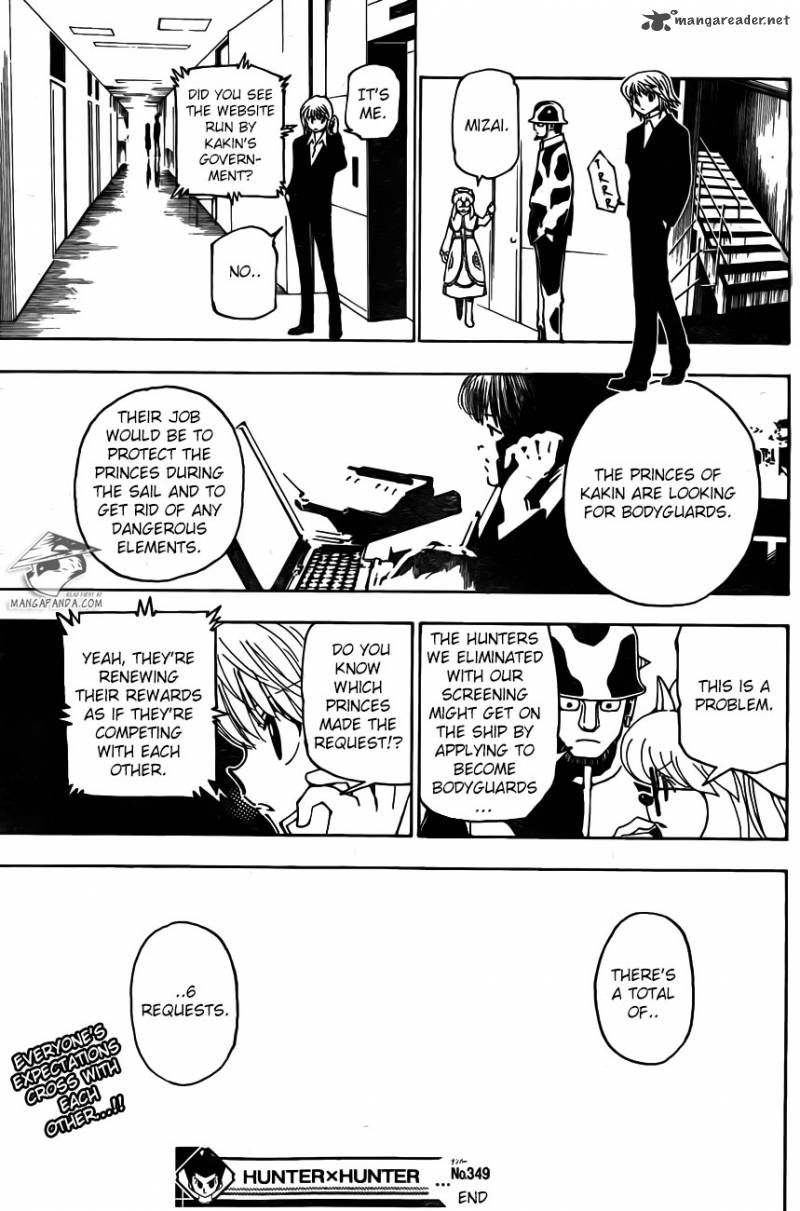 Hunter X Hunter Chapter 349 Hunter X Hunter Manga Online