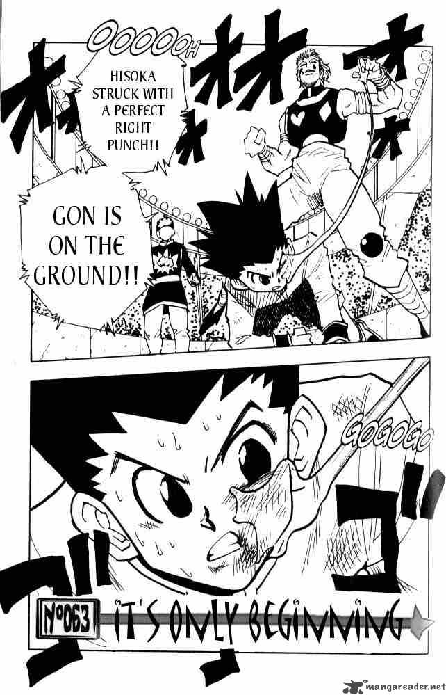 Hunter X Hunter Chapter 63 Hunter X Hunter Manga Online